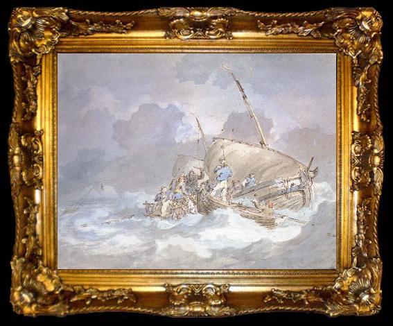 framed  Joseph Mallord William Turner Marine fetch  the piglet from board, ta009-2